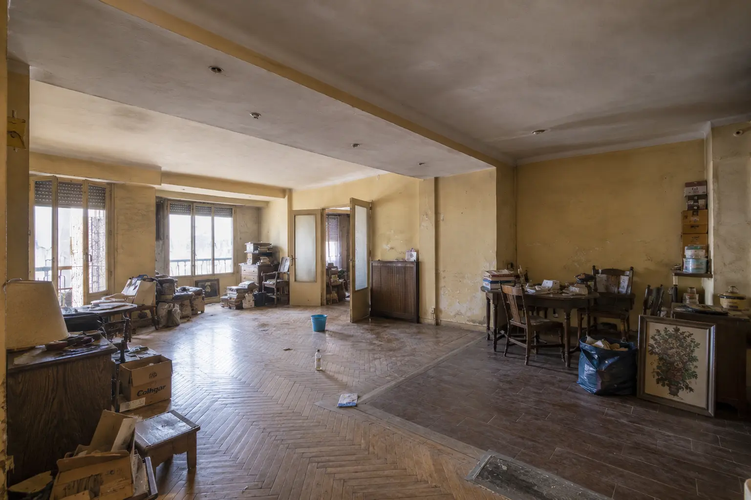 Salón del Proyecto Bellagio antes de la intervención