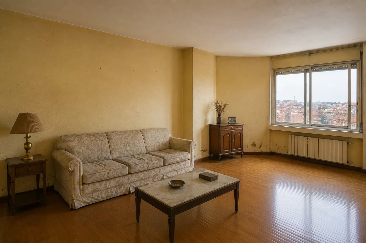 Salón del Proyecto Taormina antes del Relooking