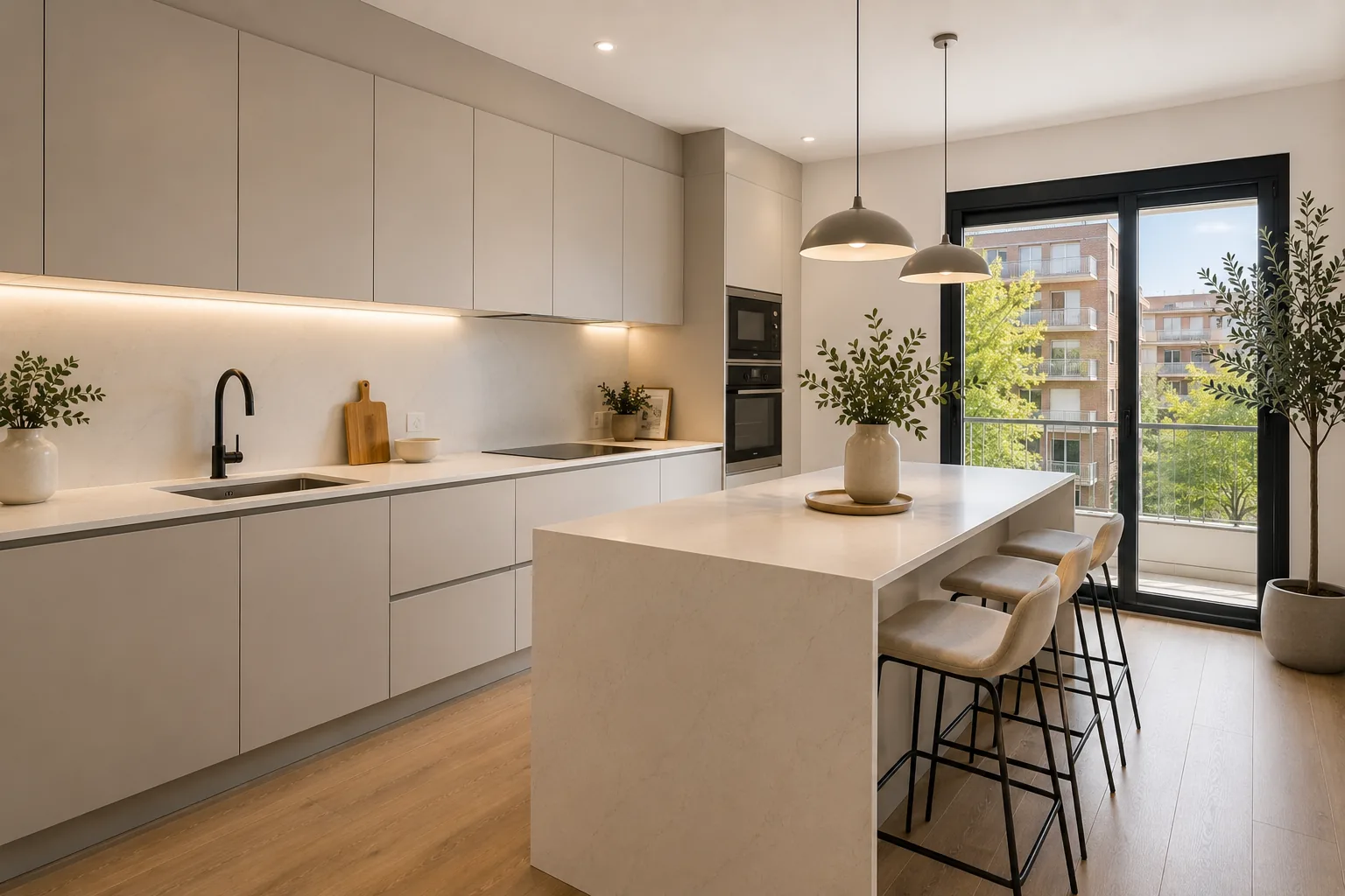 Otra perspectiva de una vivienda en el reportaje de fotografía de interiorismo